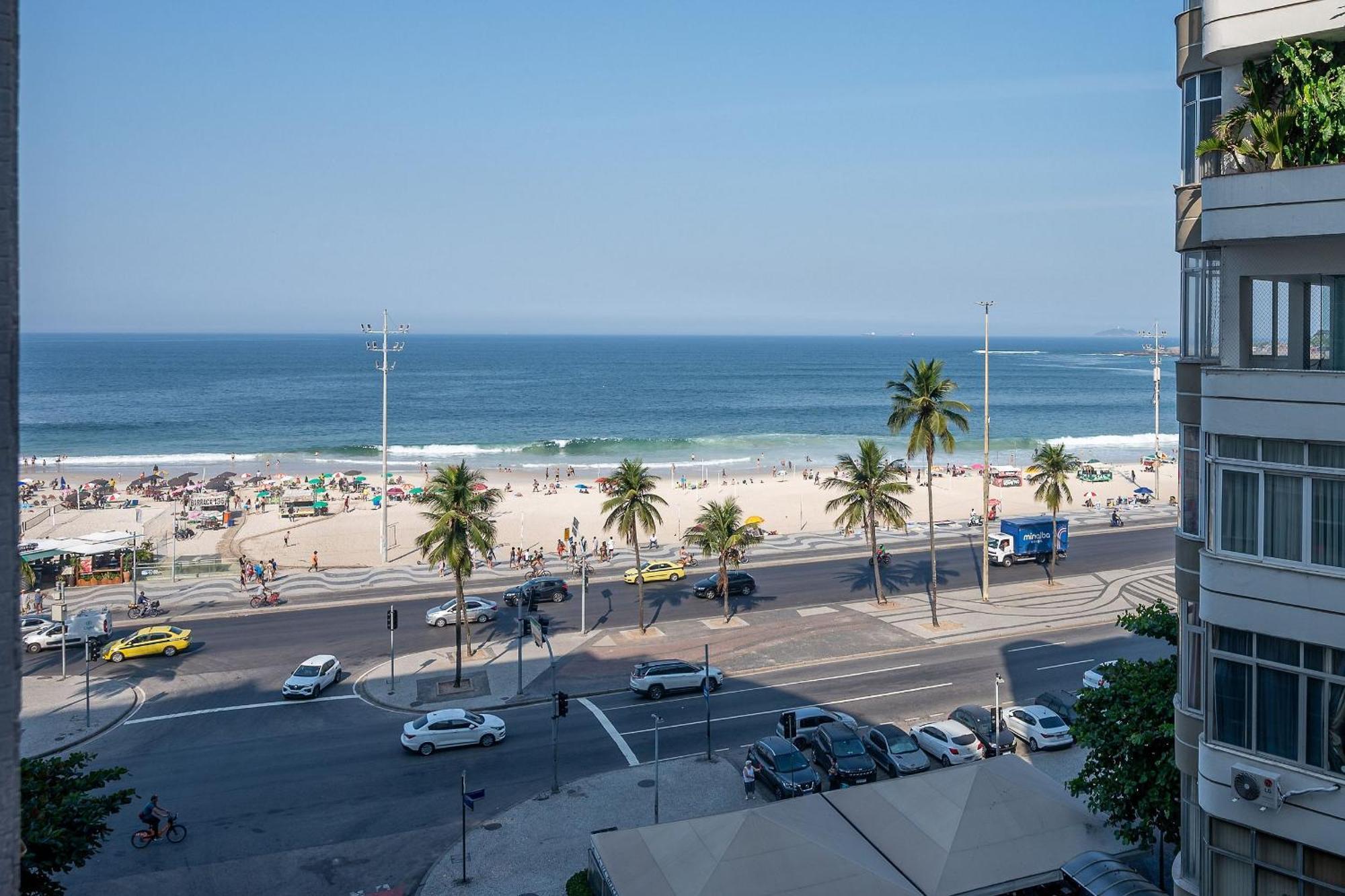 Vista Para A Praia De Copacabana, Quarto E Sala Рио-де-Жанейро Экстерьер фото